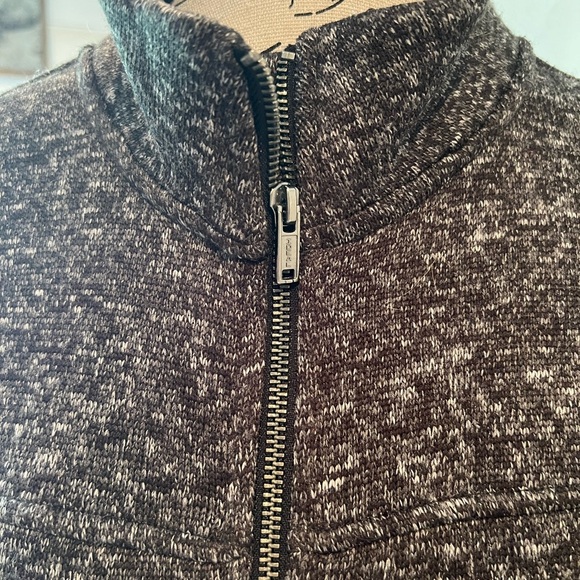 Banana Republic women’s heathered gray Zip-Up sweatshirt Jacket, size large, EUC - Picture 6 of 10